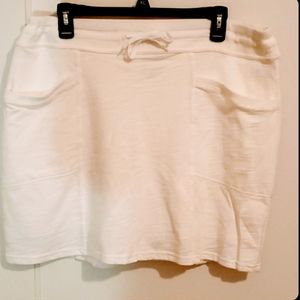 Ivory colored knit skort. Excellent condition, onl